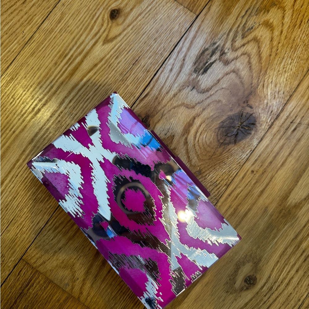 Rauwolf Vibrant Pink and Mirrored Acrylic Clutch